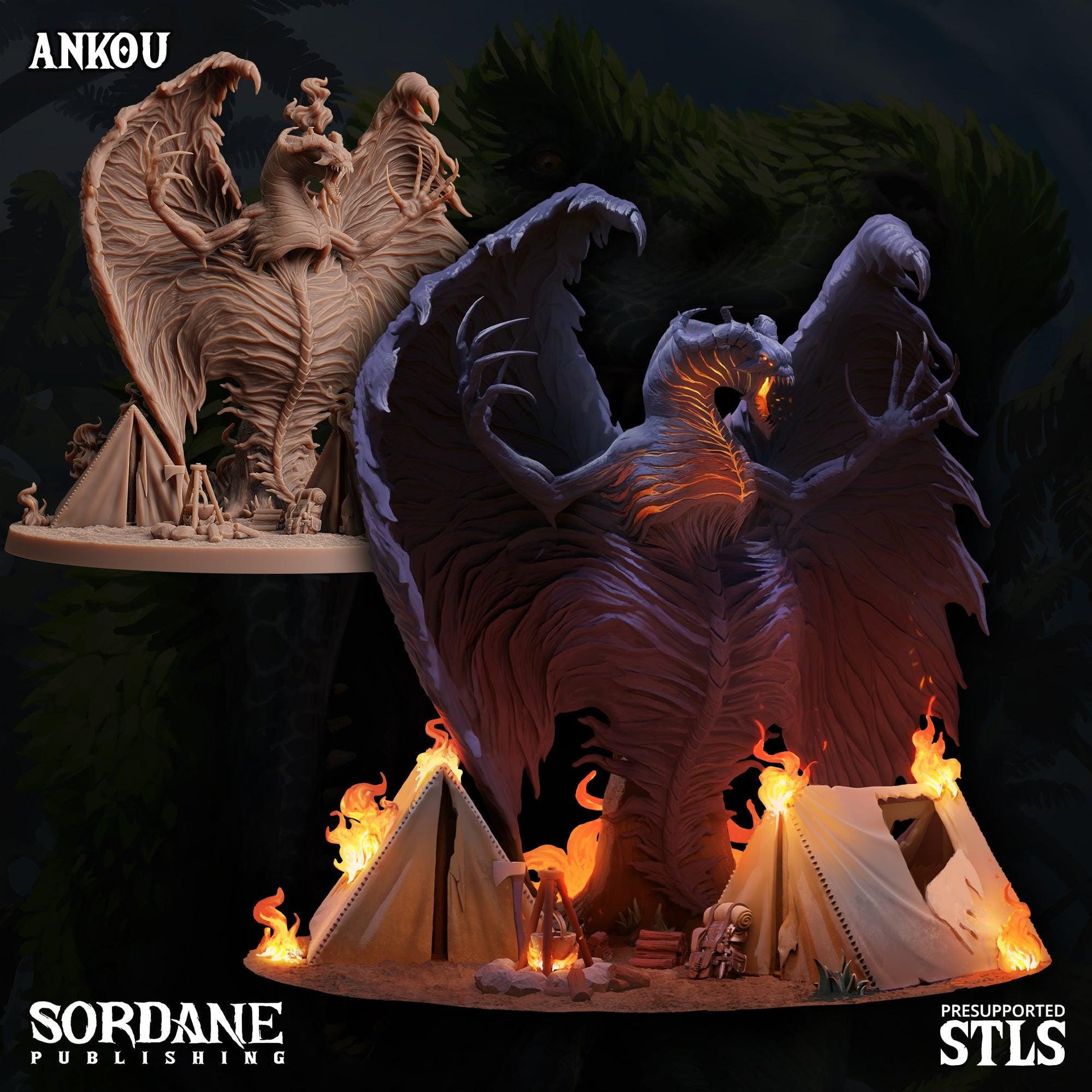 Ankou, Demonic Spirit - Sordane Publishing | 28mm and 32mm | Wargaming | DnD | Tabletop Roleplaying