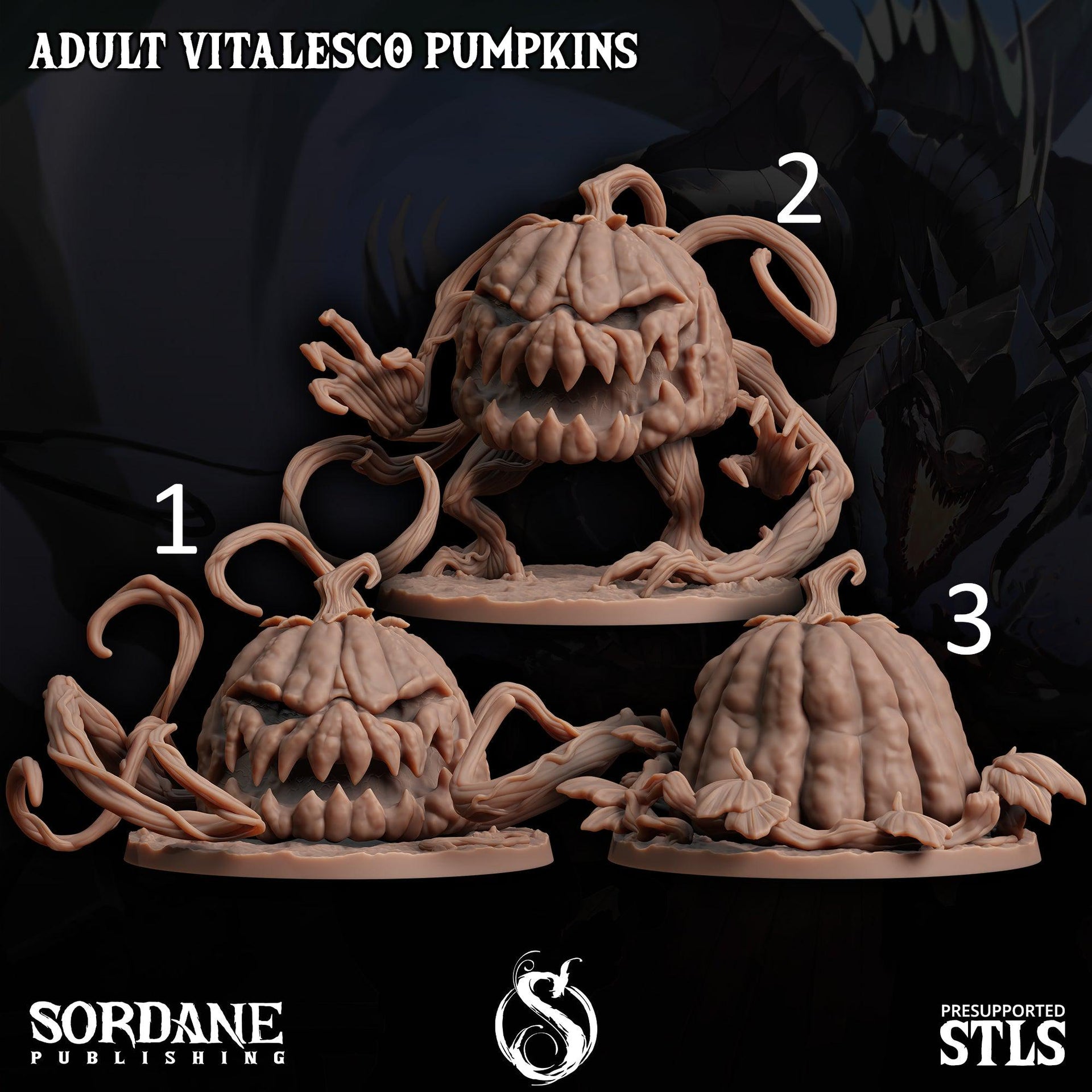 Adult Vitalesco Pumpkin - Sordane Publishing | 28mm and 32mm | Wargaming | DnD | Tabletop Roleplaying