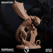 Dracoterra. Giant Bat Monster - Sordane Publishing | 28mm and 32mm | Wargaming | DnD | Tabletop Roleplaying