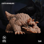 Earth Rumblers. Mole Monsters - Sordane Publishing | 28mm and 32mm | Wargaming | DnD | Tabletop Roleplaying
