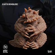 Earth Rumblers. Mole Monsters - Sordane Publishing | 28mm and 32mm | Wargaming | DnD | Tabletop Roleplaying
