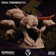 Feral Terrordactyl - Sordane Publishing | 28mm and 32mm | Wargaming | DnD | Tabletop Roleplaying