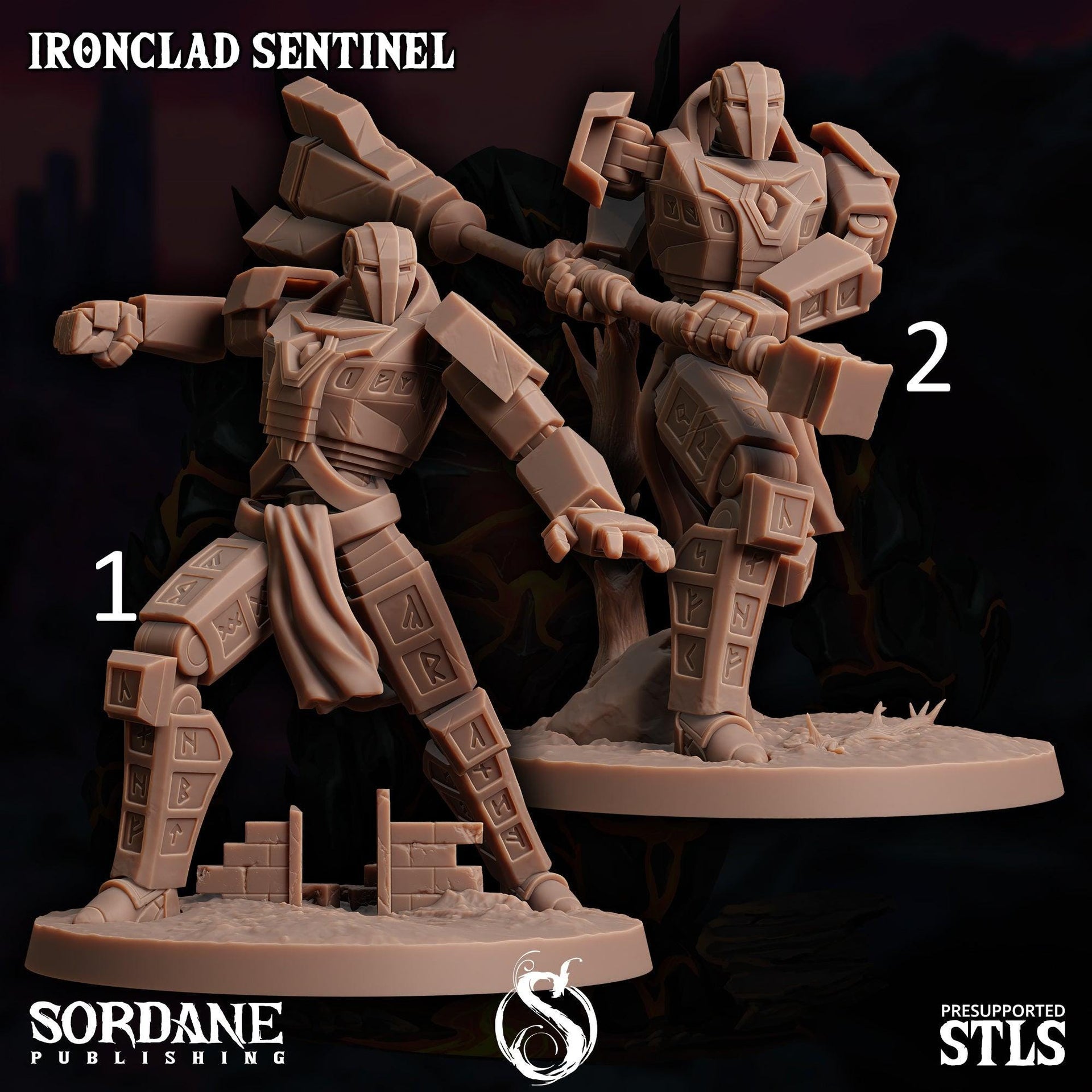 Ironcald Sentinel - Sordane Publishing | 28mm and 32mm | Wargaming | DnD | Tabletop Roleplaying