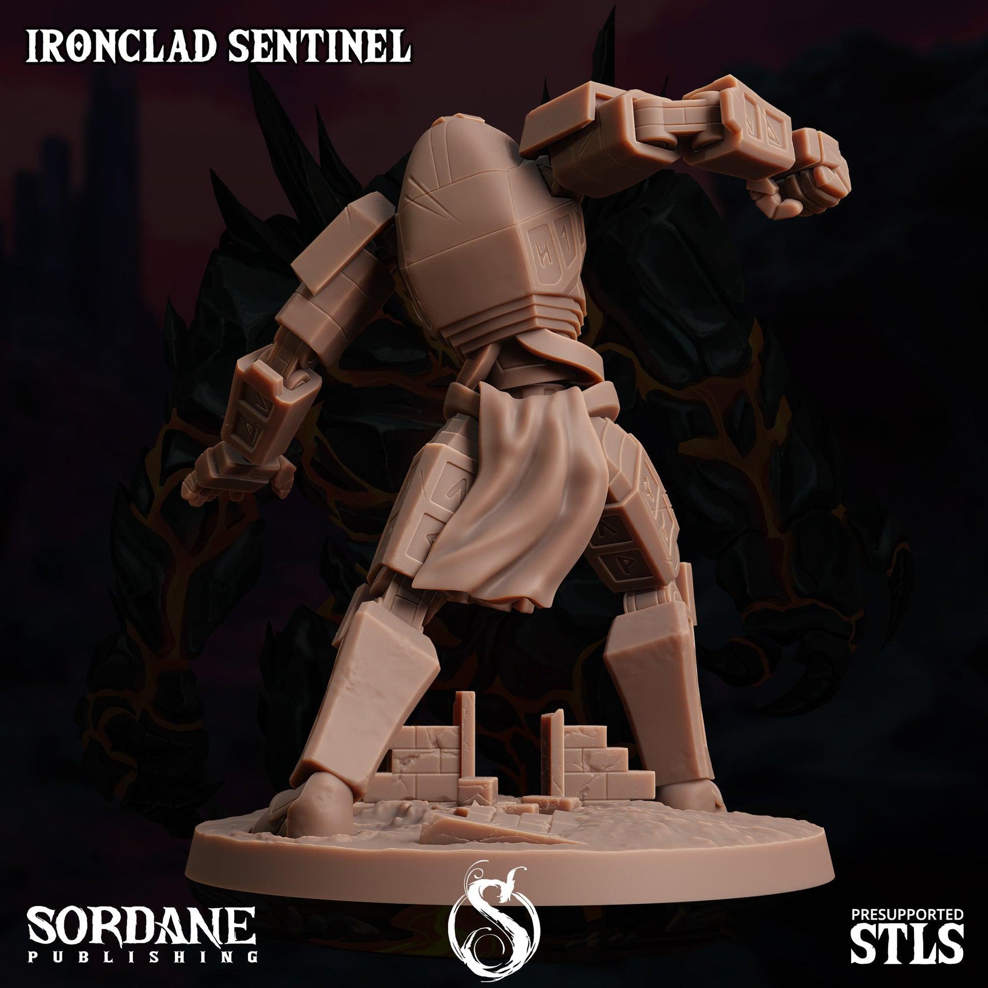 Ironcald Sentinel - Sordane Publishing | 28mm and 32mm | Wargaming | DnD | Tabletop Roleplaying