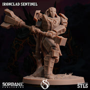 Ironcald Sentinel - Sordane Publishing | 28mm and 32mm | Wargaming | DnD | Tabletop Roleplaying