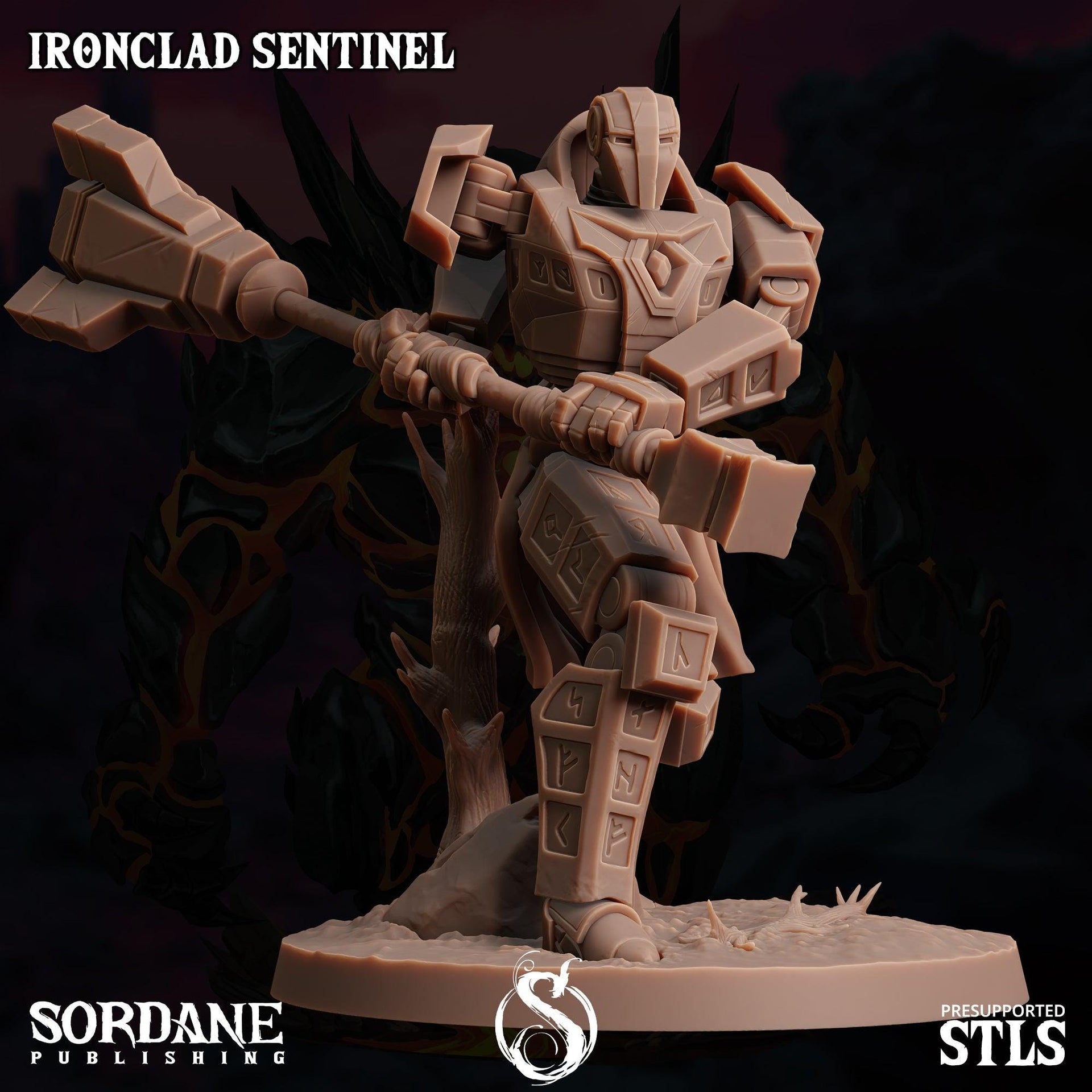 Ironcald Sentinel - Sordane Publishing | 28mm and 32mm | Wargaming | DnD | Tabletop Roleplaying