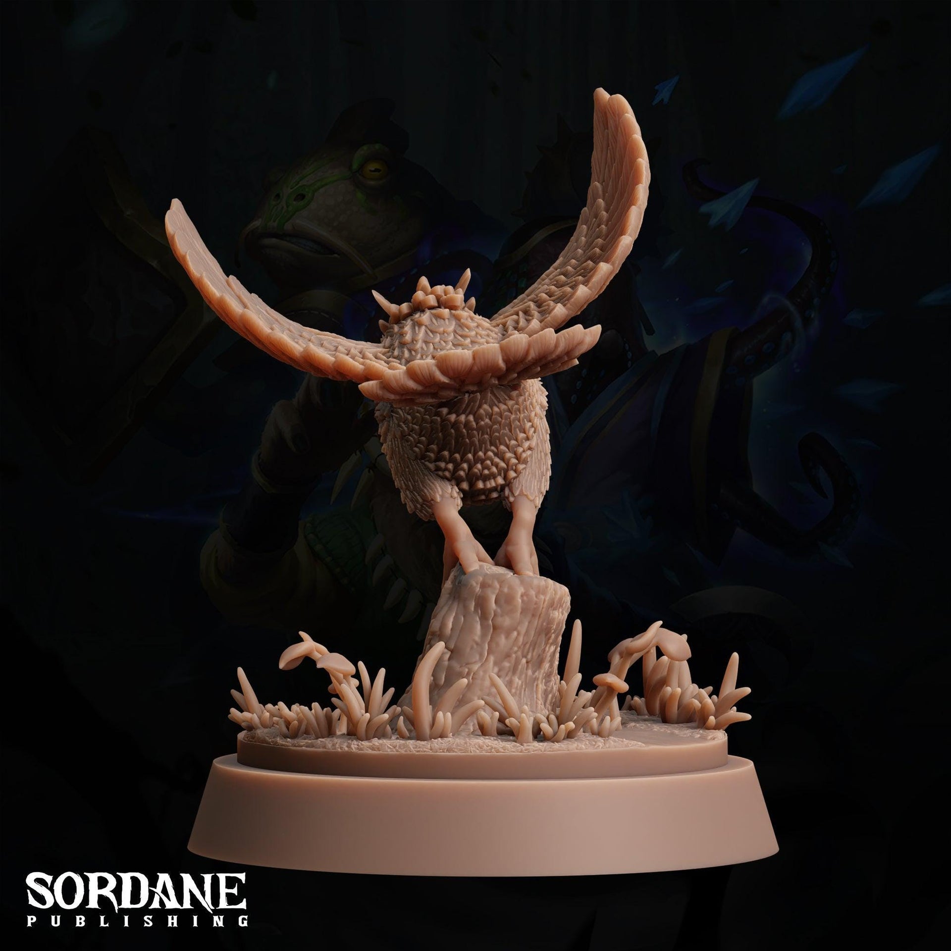 Krokol. Toothy Bird Monster - Sordane Publishing | 28mm and 32mm | Wargaming | DnD | Tabletop Roleplaying