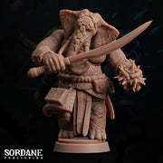 Loxo Sorcerer. Elephantfolk Spellsword - Sordane Publishing | 28mm and 32mm | Wargaming | DnD | Tabletop Roleplaying