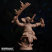 Loxo Sorcerer. Elephantfolk Spellsword - Sordane Publishing | 28mm and 32mm | Wargaming | DnD | Tabletop Roleplaying