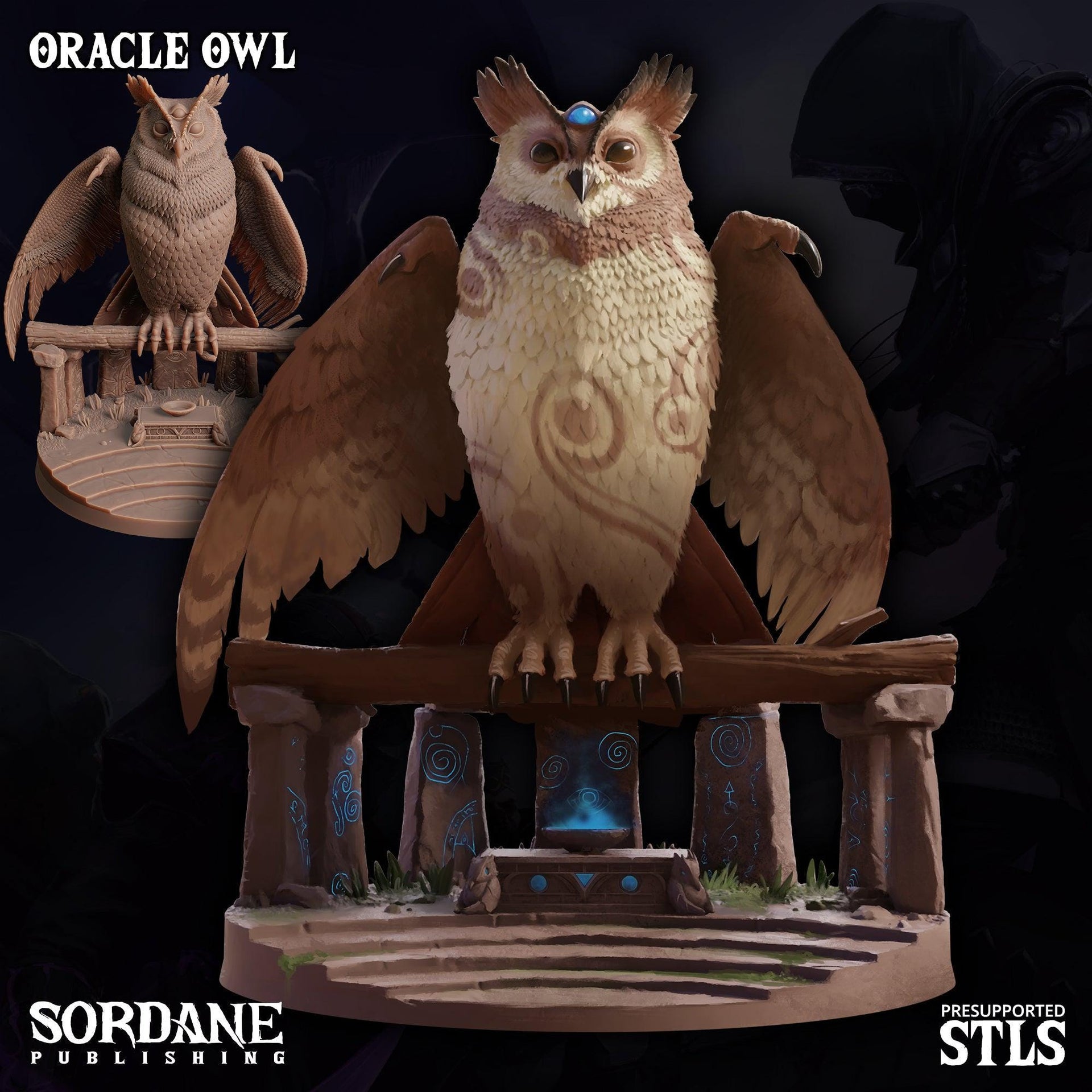Oracle Owl - Sordane Publishing | 28mm and 32mm | Wargaming | DnD | Tabletop Roleplaying