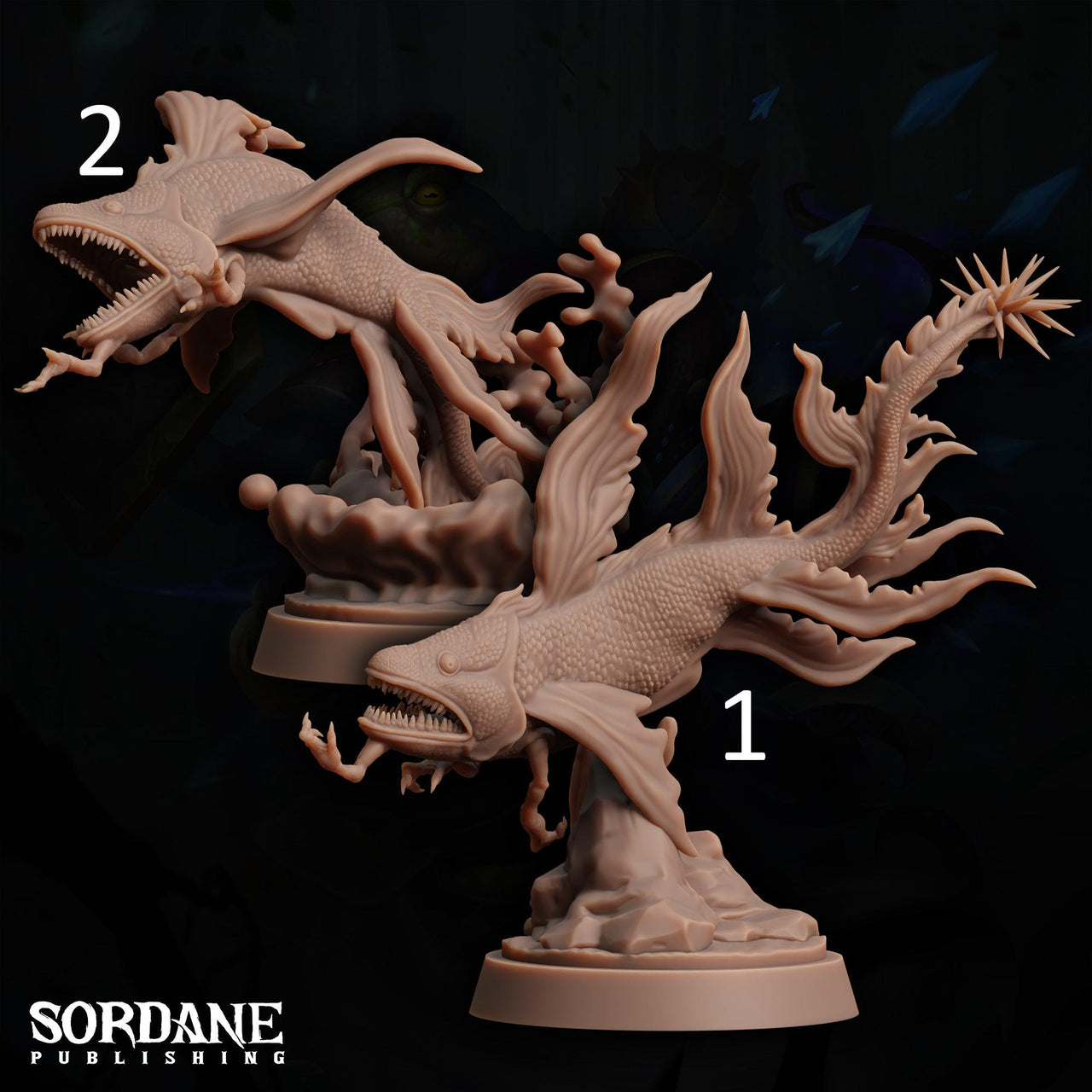 Nagbaa. Giant Fish Monster - Sordane Publishing | 28mm and 32mm | Wargaming | DnD | Tabletop Roleplaying