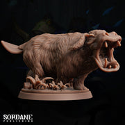 Pelk. Hairy Hippo Pack Animal- Sordane Publishing | 28mm and 32mm | Wargaming | DnD | Tabletop Roleplaying