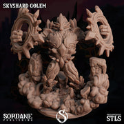 Skyshard Golem. Crystal Construct - Sordane Publishing | 28mm and 32mm | Wargaming | DnD | Tabletop Roleplaying