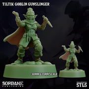 Tiltik Goblin Gunslinger - Sordane Publishing | 28mm and 32mm | Wargaming | DnD | Tabletop Roleplaying