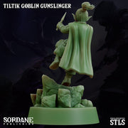 Tiltik Goblin Gunslinger - Sordane Publishing | 28mm and 32mm | Wargaming | DnD | Tabletop Roleplaying
