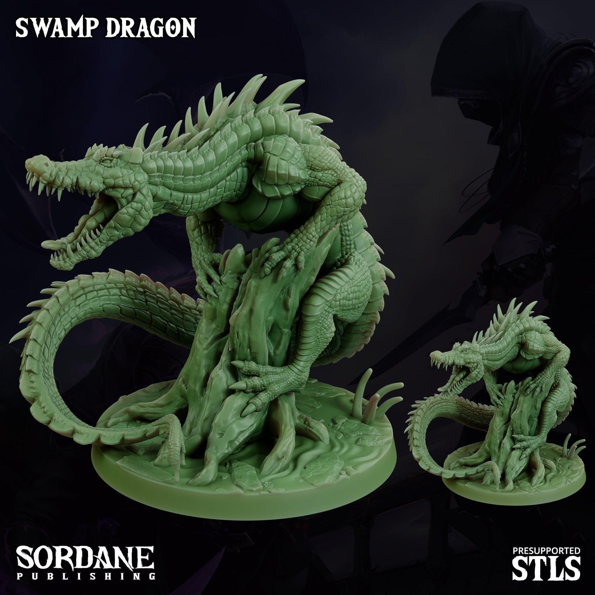 Swamp Dragon - Sordane Publishing | 28mm and 32mm | Wargaming | DnD | Tabletop Roleplaying