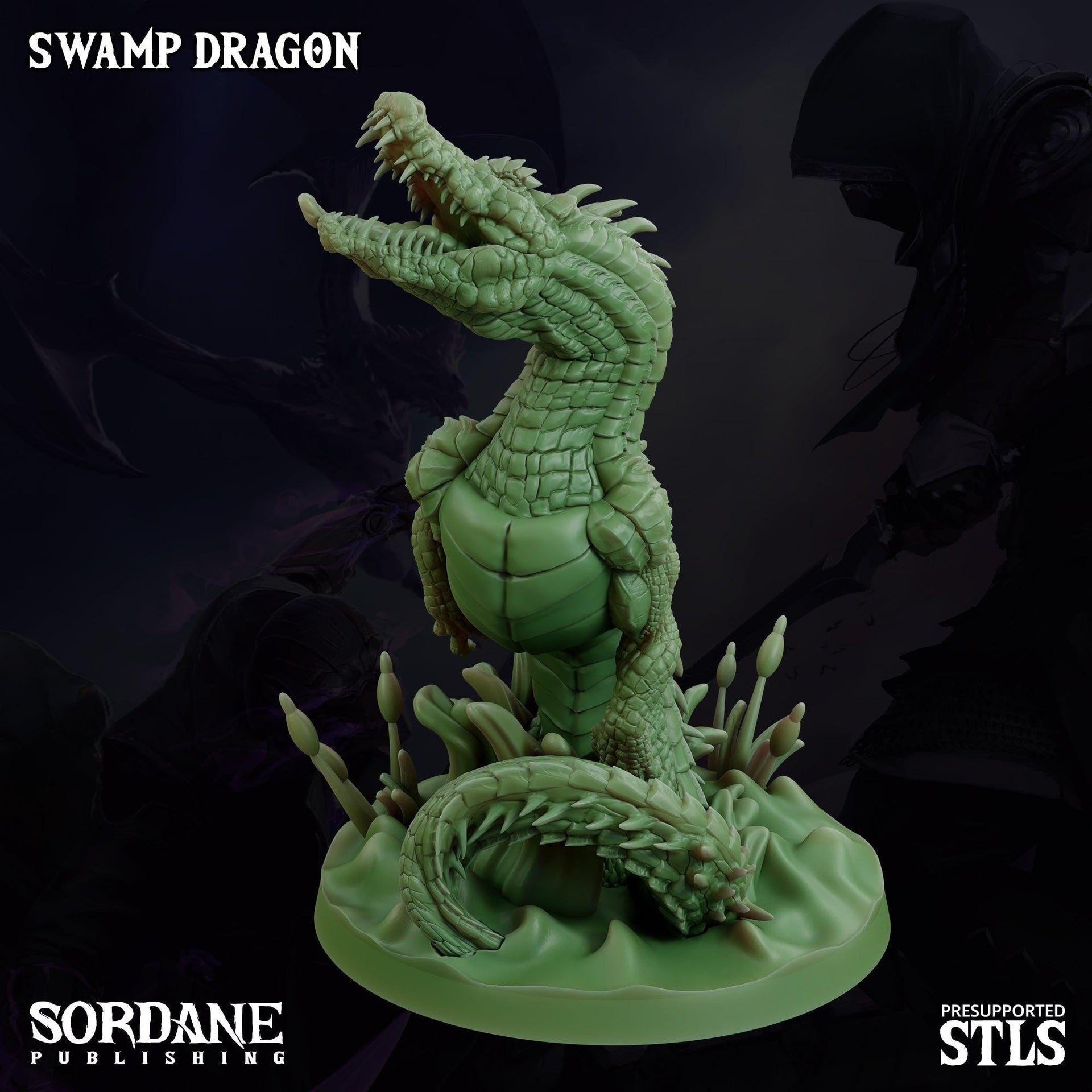Swamp Dragon - Sordane Publishing | 28mm and 32mm | Wargaming | DnD | Tabletop Roleplaying