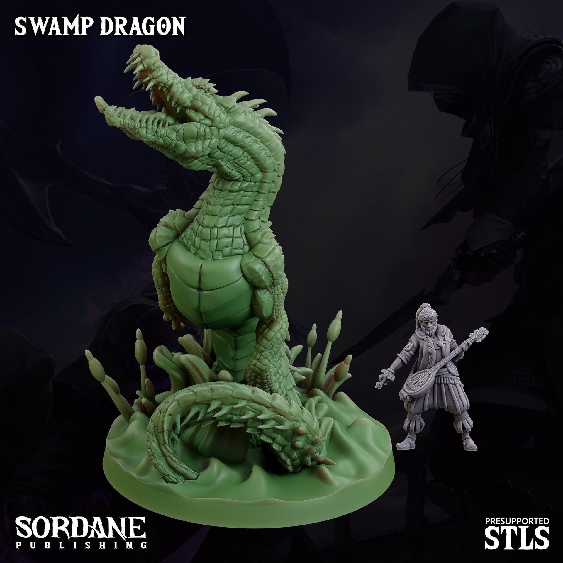 Swamp Dragon - Sordane Publishing | 28mm and 32mm | Wargaming | DnD | Tabletop Roleplaying