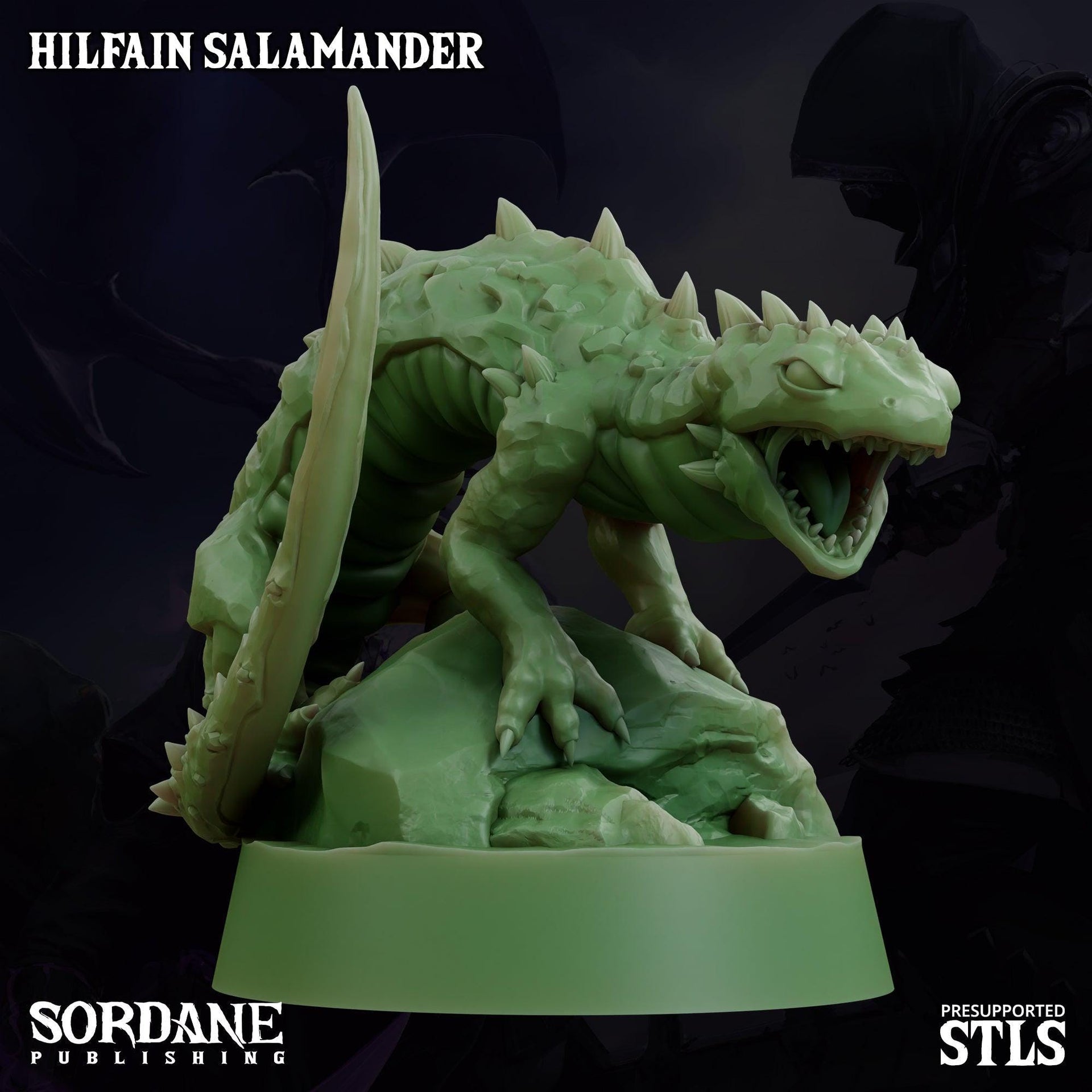 Hilfain Salamander - Sordane Publishing | 28mm and 32mm | Wargaming | DnD | Tabletop Roleplaying