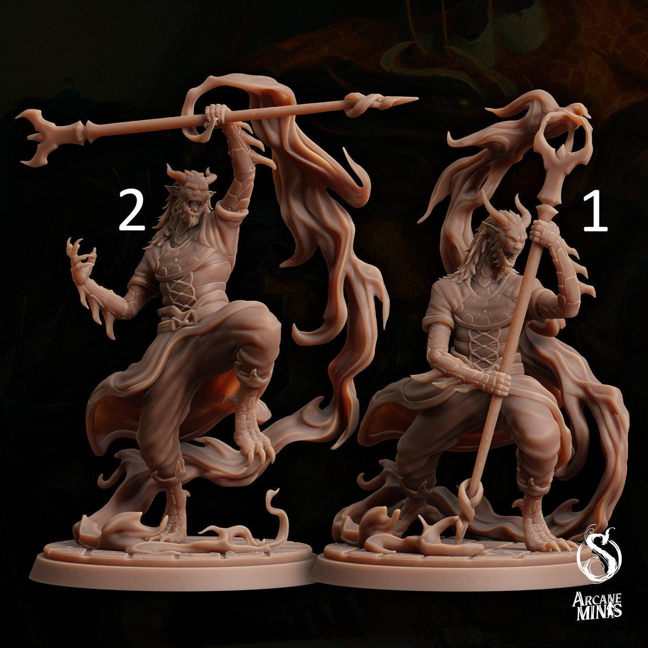 Dragon Spawn Cultist Sovereign - Sordane Publishin | 28mm and 32mm | Wargaming | DnD | Tabletop Roleplaying
