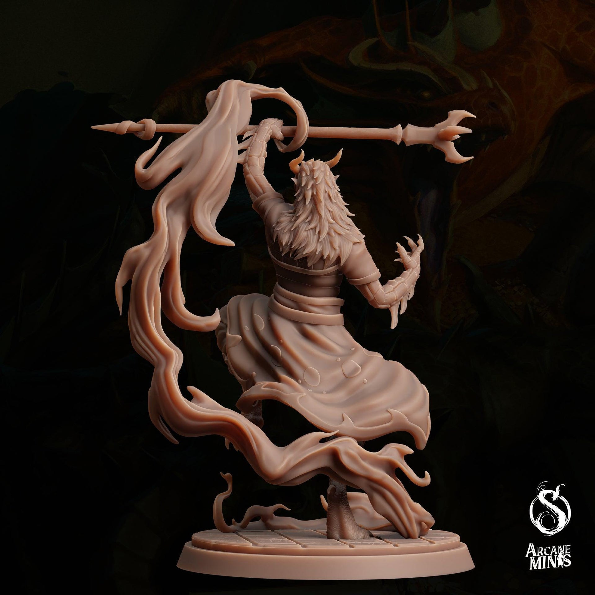 Dragon Spawn Cultist Sovereign - Sordane Publishin | 28mm and 32mm | Wargaming | DnD | Tabletop Roleplaying