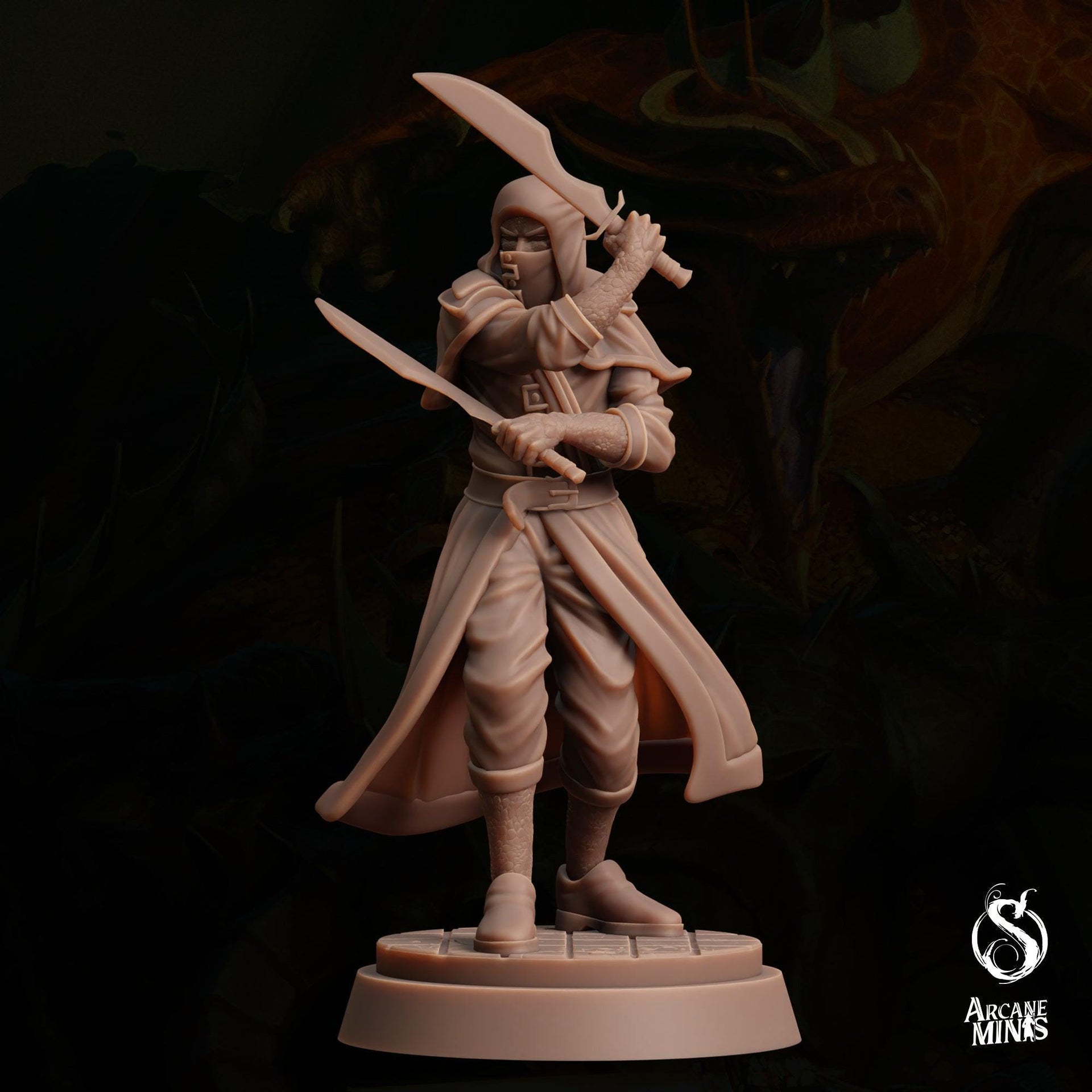 Dragon Spawn Cultist 3 - Sordane Publishin | 28mm and 32mm | Wargaming | DnD | Tabletop Roleplaying