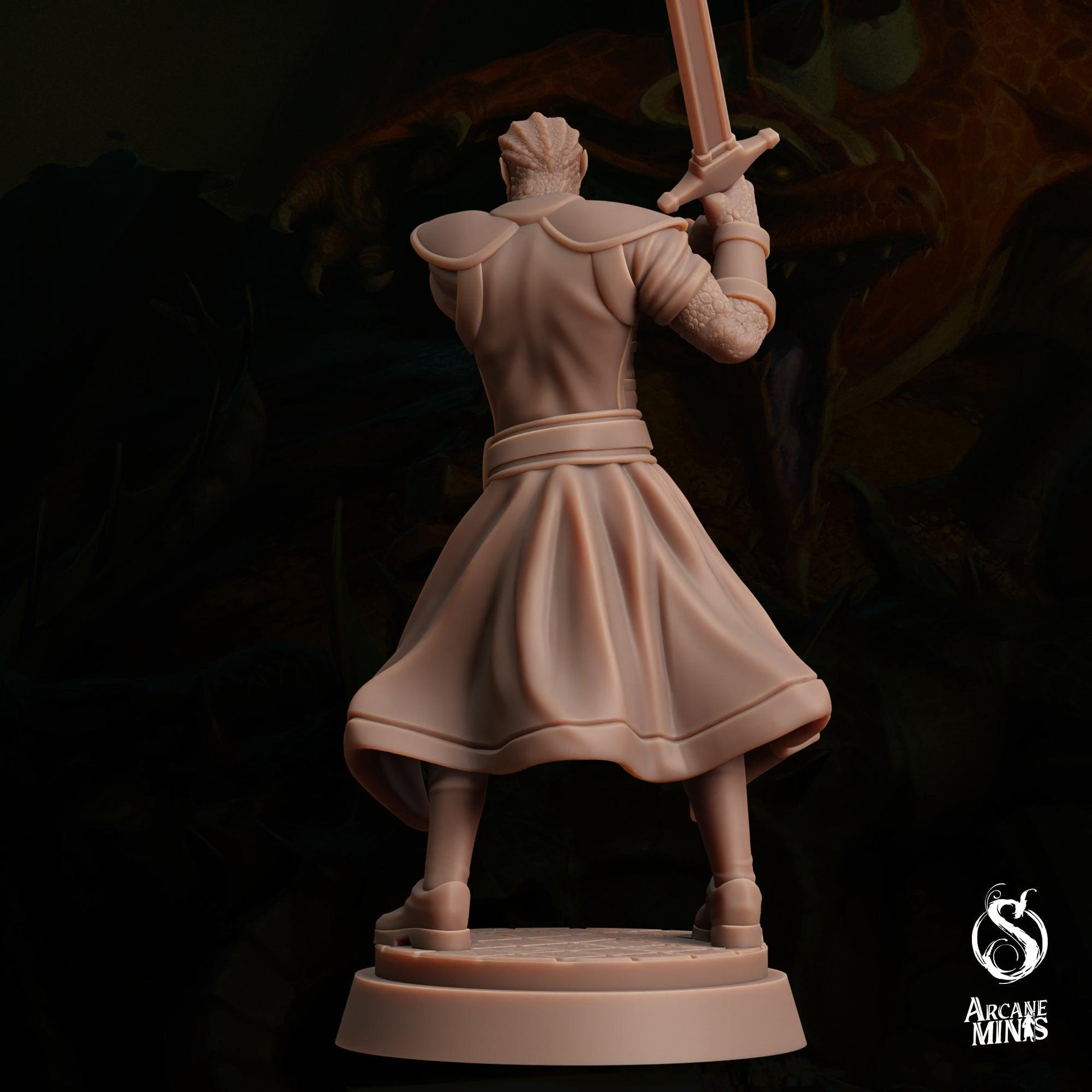 Dragon Spawn Cultist 2 - Sordane Publishing | 28mm and 32mm | Wargaming | DnD | Tabletop Roleplaying