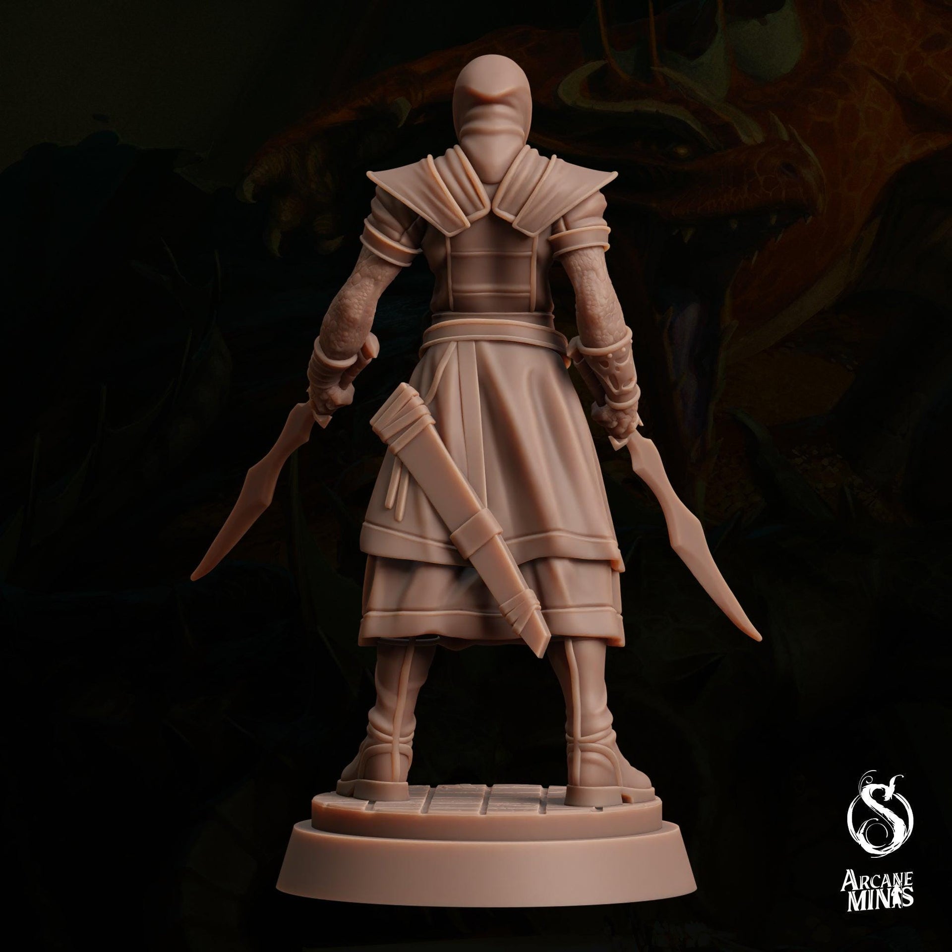 Dragon Spawn Cultist 1 - Sordane Publishing | 28mm and 32mm | Wargaming | DnD | Tabletop Roleplaying