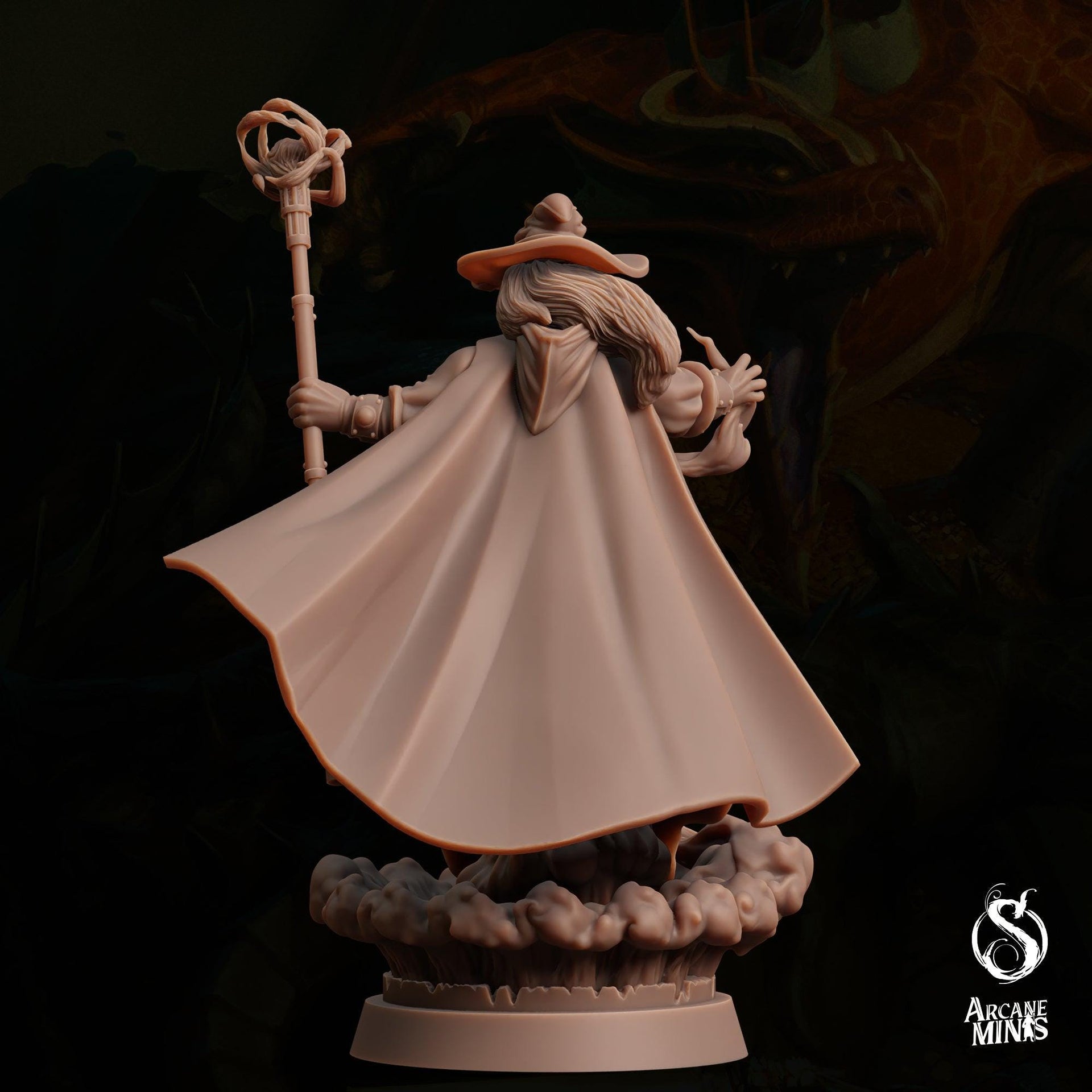 Water Elemdar Wizard - Sordane Publishing | 28mm and 32mm | Wargaming | DnD | Tabletop Roleplaying