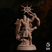 Water Elemdar Cleric - Sordane Publishing | 28mm and 32mm | Wargaming | DnD | Tabletop Roleplaying