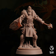 Water Elemdar Cleric - Sordane Publishing | 28mm and 32mm | Wargaming | DnD | Tabletop Roleplaying