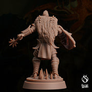 Water Elemdar Cleric - Sordane Publishing | 28mm and 32mm | Wargaming | DnD | Tabletop Roleplaying