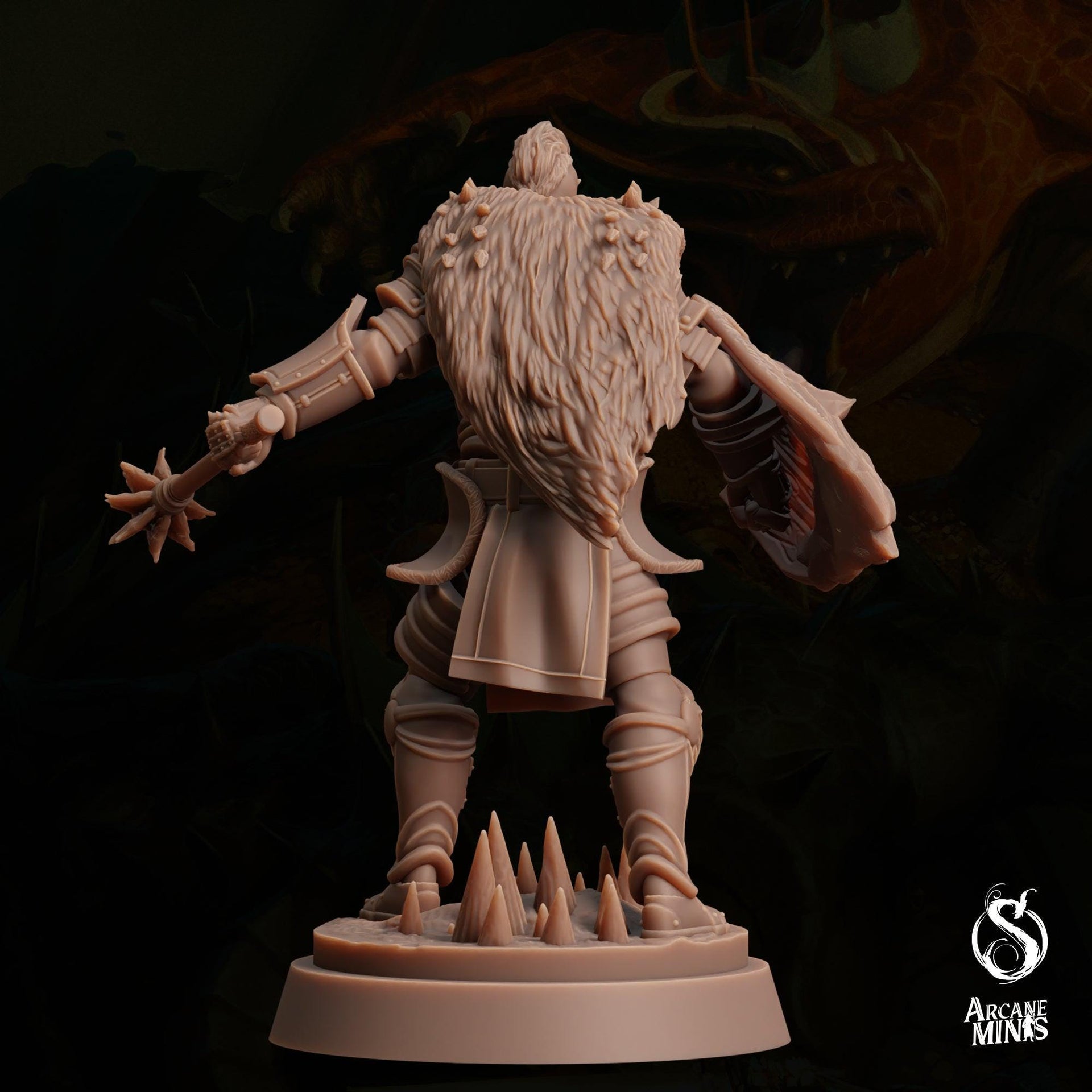 Water Elemdar Cleric - Sordane Publishing | 28mm and 32mm | Wargaming | DnD | Tabletop Roleplaying