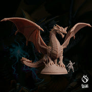 Adult Blue Dragon - Sordane Publishing | 28mm and 32mm | Wargaming | DnD | Tabletop Roleplaying