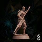 Earth Elemdar Monk - Sordane Publishing | 28mm and 32mm | Wargaming | DnD | Tabletop Roleplaying