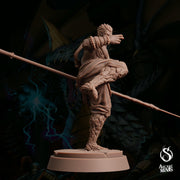 Earth Elemdar Monk - Sordane Publishing | 28mm and 32mm | Wargaming | DnD | Tabletop Roleplaying