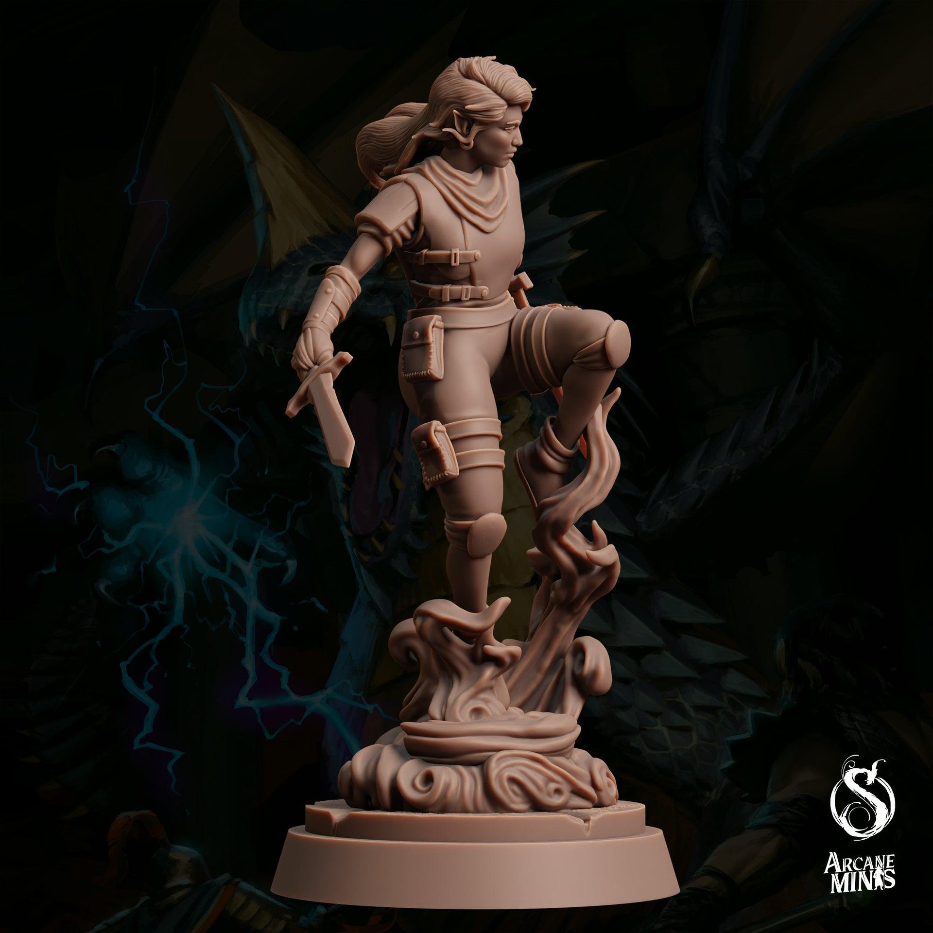 Air Elemdar Ranger - Sordane Publishing | 28mm and 32mm | Wargaming | DnD | Tabletop Roleplaying