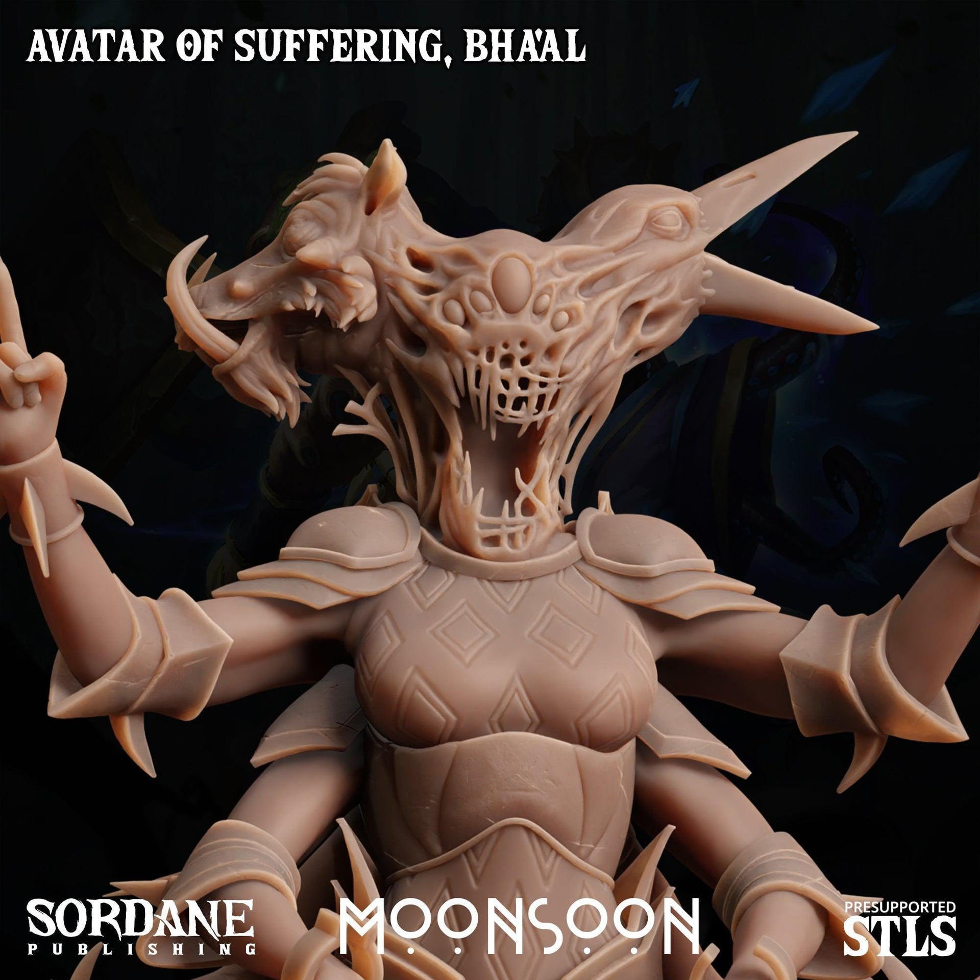 Avatar of Suffering, Bhaal - Sordane Publishing | 28mm and 32mm | Wargaming | DnD | Tabletop Roleplaying