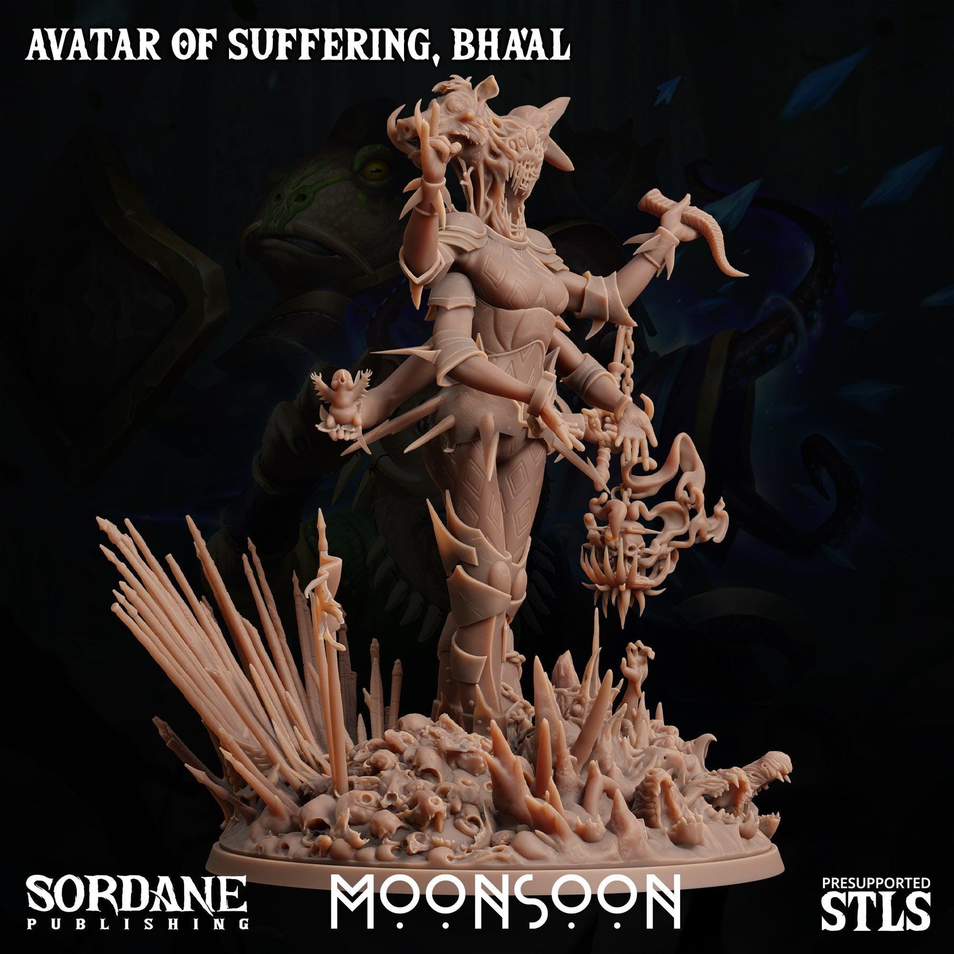 Avatar of Suffering, Bhaal - Sordane Publishing | 28mm and 32mm | Wargaming | DnD | Tabletop Roleplaying