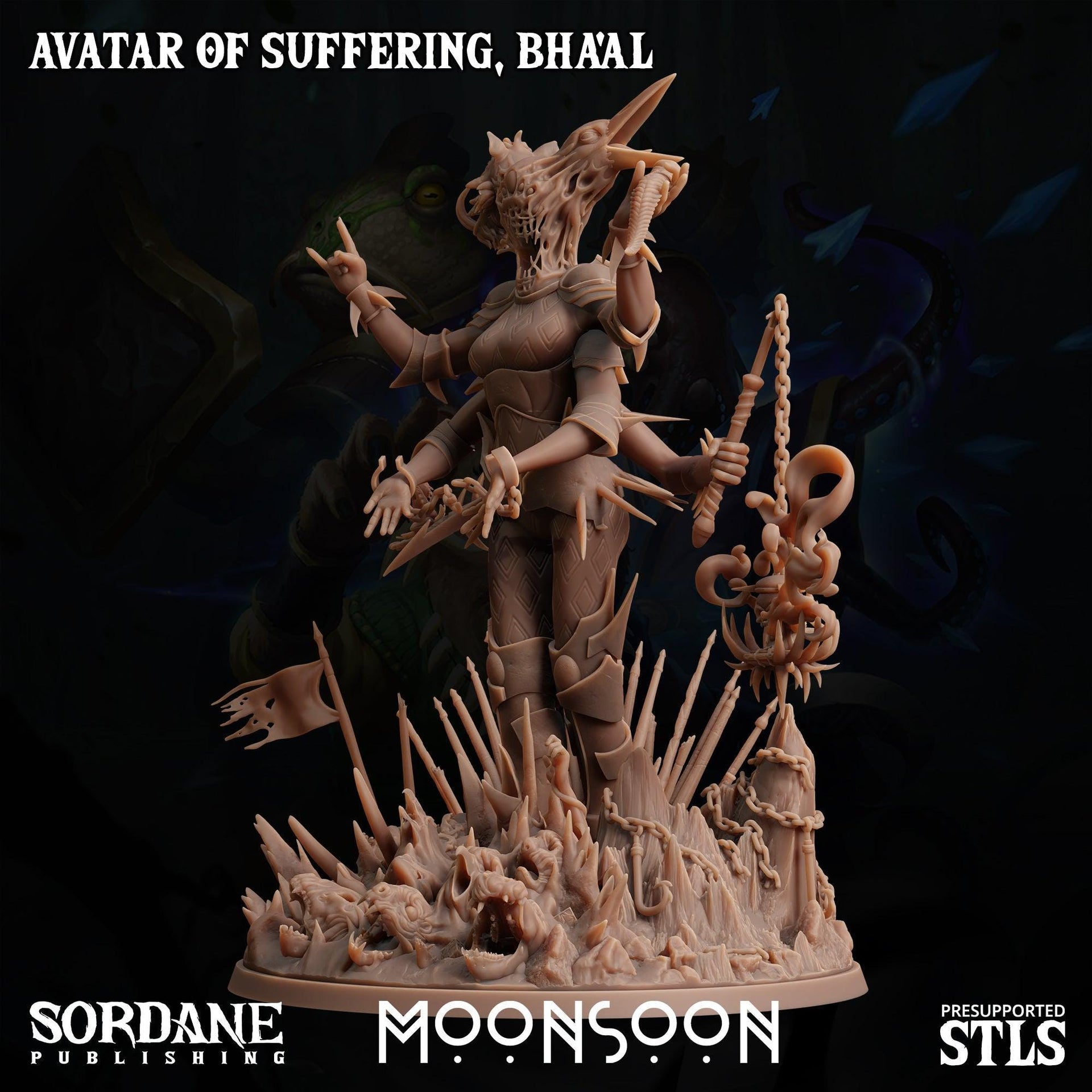 Avatar of Suffering, Bhaal - Sordane Publishing | 28mm and 32mm | Wargaming | DnD | Tabletop Roleplaying