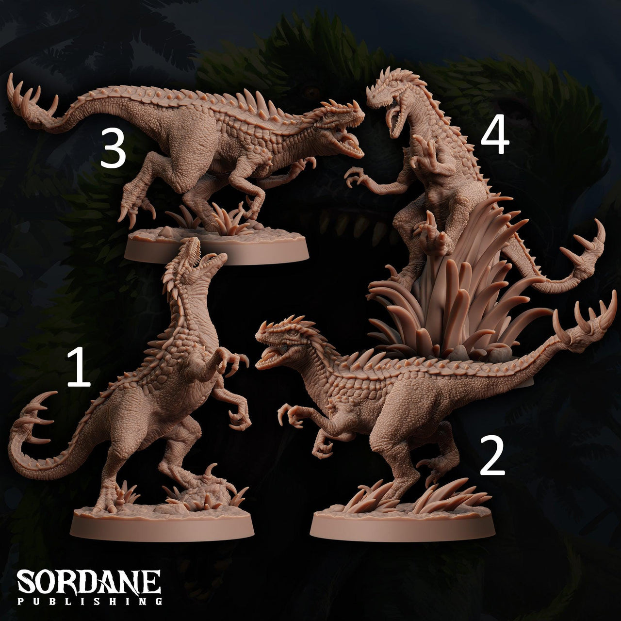 Ankyloraptors - Sordane Publishing | 28mm and 32mm | Wargaming | DnD | Tabletop Roleplaying