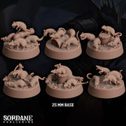 Rat Swarms - Sordane Publishing | 28mm and 32mm | Wargaming | DnD | Tabletop Roleplaying