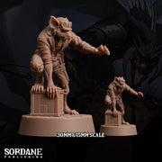 Wererat Scout - Sordane Publishing | 28mm and 32mm | Wargaming | DnD | Tabletop Roleplaying