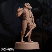Wererat Scout - Sordane Publishing | 28mm and 32mm | Wargaming | DnD | Tabletop Roleplaying