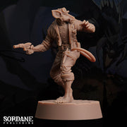 Wererat Scout - Sordane Publishing | 28mm and 32mm | Wargaming | DnD | Tabletop Roleplaying