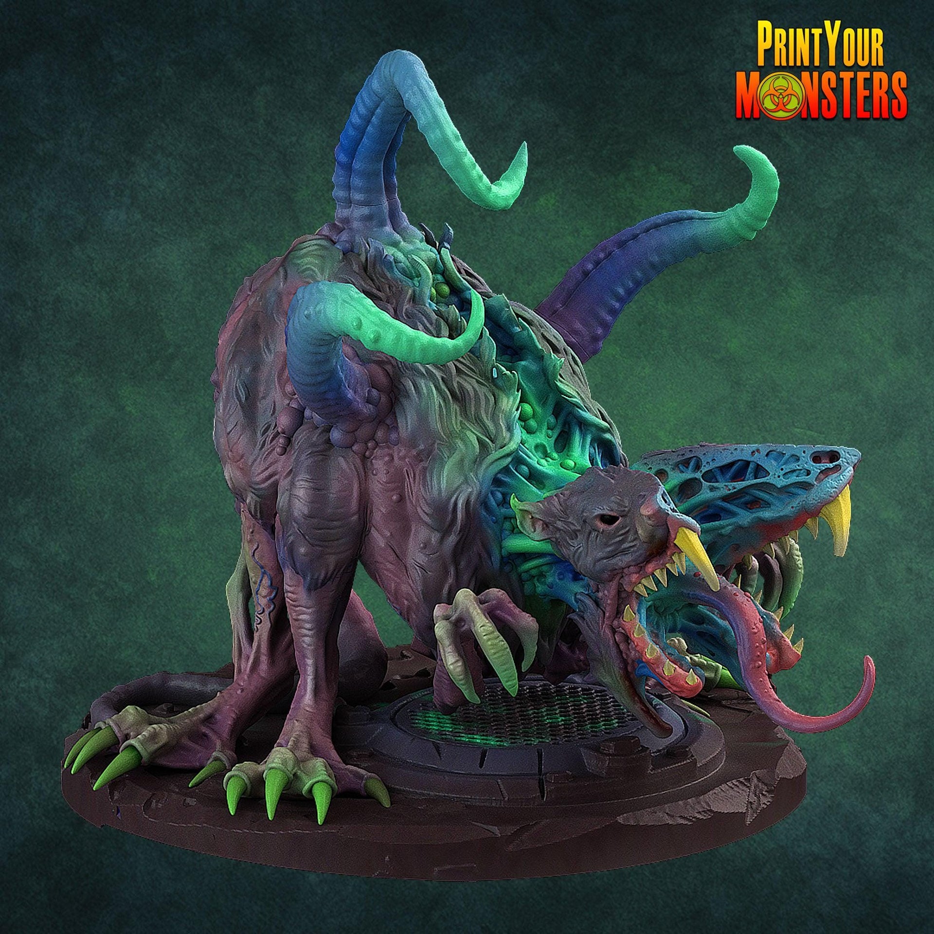 Mutant Rat - Print Your Monsters | 28mm and 32mm | Wargaming | DnD | Tabletop Roleplaying