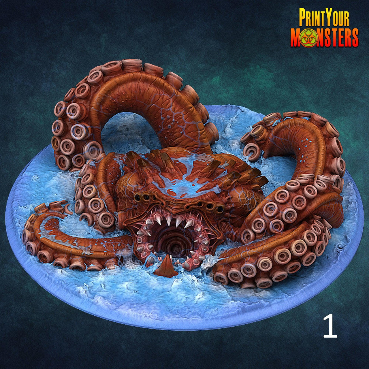 Kraken Kaiju - Print Your Monsters | 28mm and 32mm | Wargaming | DnD | Tabletop Roleplaying