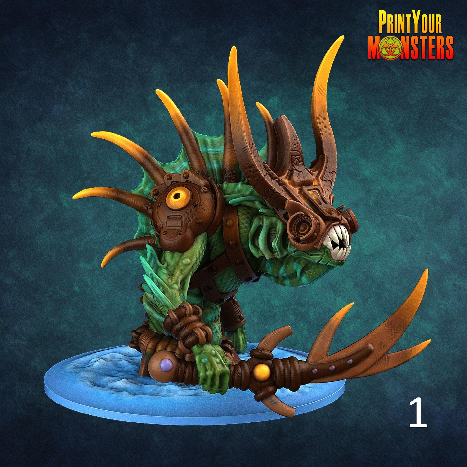 Fishmen - Print Your Monsters | 28mm and 32mm | Wargaming | DnD | Tabletop Roleplaying