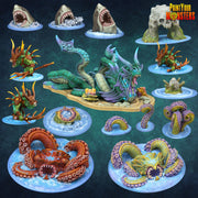 Fishmen - Print Your Monsters | 28mm and 32mm | Wargaming | DnD | Tabletop Roleplaying