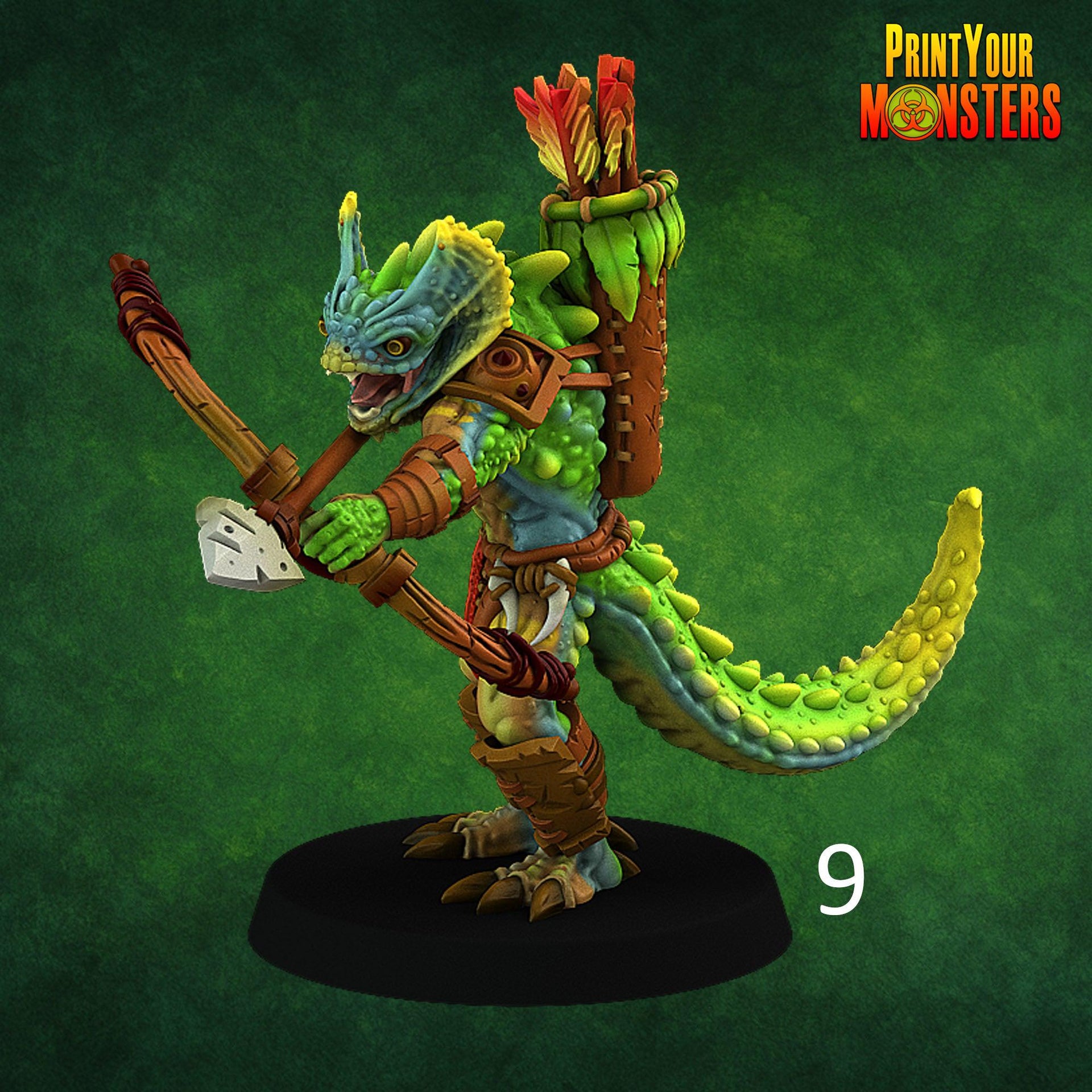 Lizardmen Army Pack - Print Your Monsters | 28mm and 32mm | Wargaming | DnD | Tabletop Roleplaying